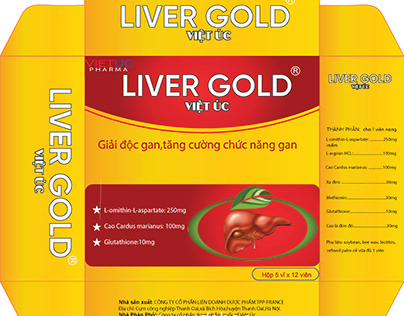 Bao bì thuốc bổ gan Liver Gold