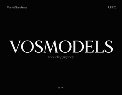 Redesign modeling agency website