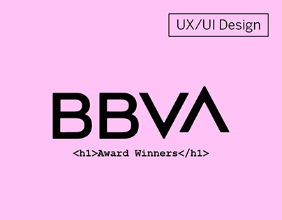 Winner and UX Designer at the BBVA's Hackathon