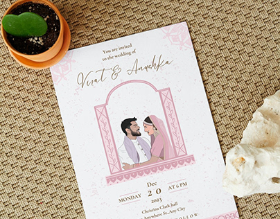 Animated Wedding Invitation Cards With Illustrations