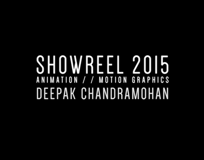 Showreel 2015 -  2D Animation and Motion Graphics