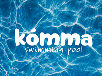 Komma | Swimming pool | Logo Design