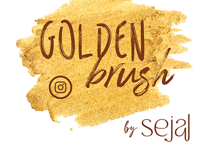 Golden Brush by Sejal