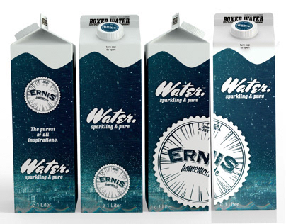 Boxed „Water“ for active people, Packaging Design