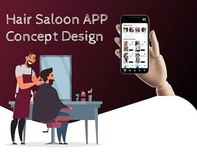 Hair Saloon App Concept Design
