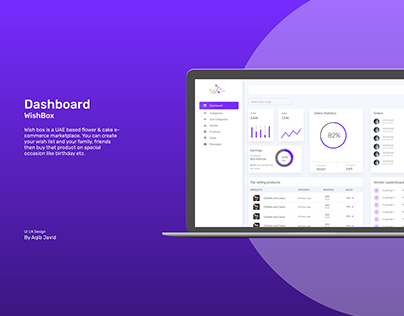 WishBox Dashboard UI Design