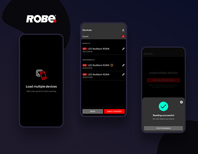 Robe app: Gives light to every good concert or event.