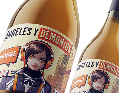 Wine label Ángeles Y Demonios