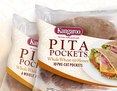 Kangaroo Pita package Design