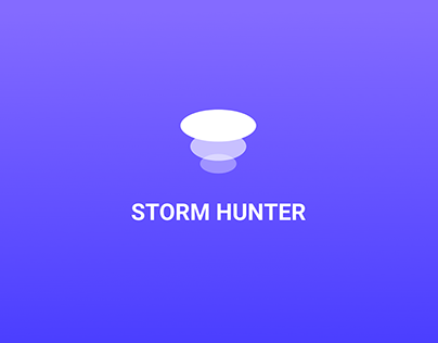 Storm Hunter - UI design application