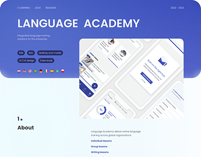 Project thumbnail - Language academy