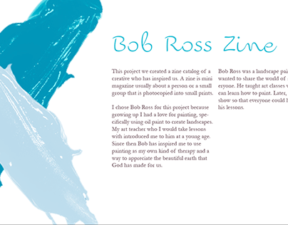 Bob Ross Zine