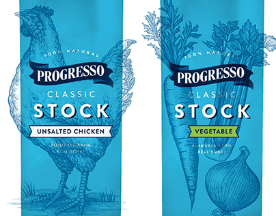 Progresso Packaging Illustrated by Steven Noble
