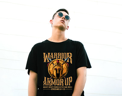 Warrior T-shirt Design | Samurai Warrior T-shirt