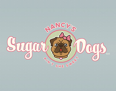 Nancy's Sugar Dogs logo design