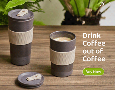 Landing page for Coffee-Cycle To-go Cups