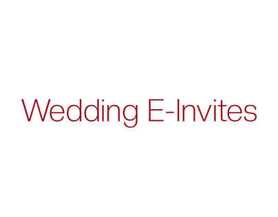 Wedding E-Invites