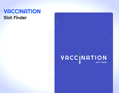 Vaccination Slot Finder UI Design Concept