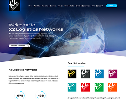 X2 Logistics Networks | Web Design