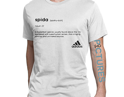 Donovan Mitchell Adidas Spida shirt
