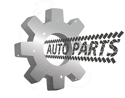 Auto parts volumetric logo