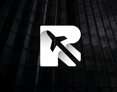 R + Plane Travel Agency Logo for Revisit.