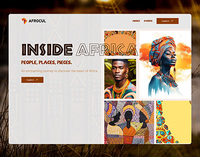 Project thumbnail - AFRICA THEME LANDING PAGE