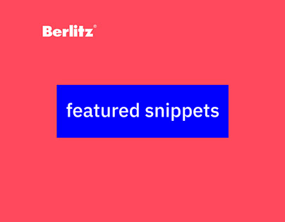 SEO - Featured snippets