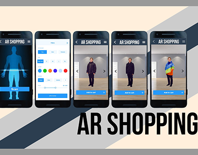 AR shopping - Adobe XD concept