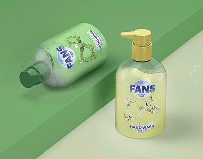 Fans-hand wash packaging