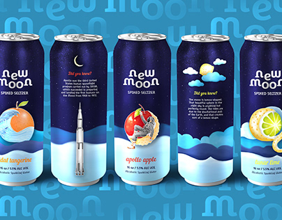 New Moon Spiked Seltzer by Blue Moon