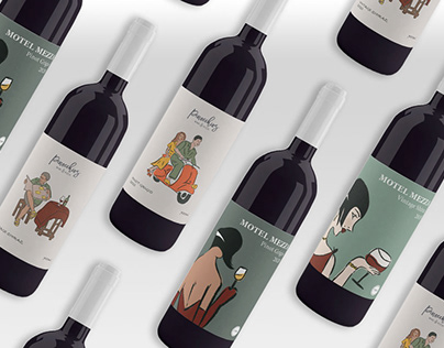 Wine Label Illustrations
