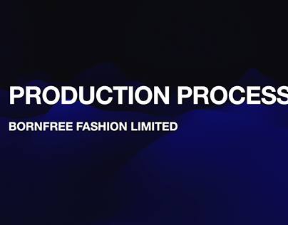 Presentation Design- Production process of apparels