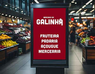 Identidade Visual - Mercado e casa de carnes do Galinha