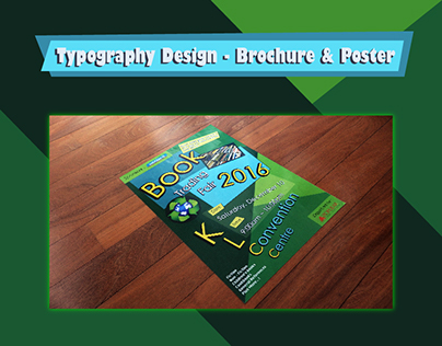 Typography Design - Brochure & Poster