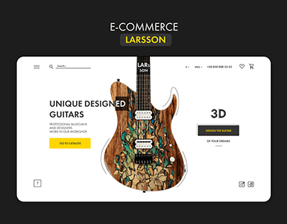 E-commerce Designer Guitars