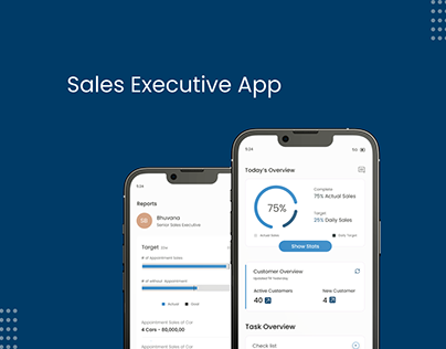 Project thumbnail - Sales executive app