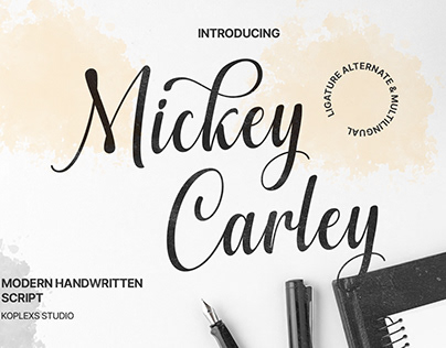 Mickey Carley - Modern Handwritten Script