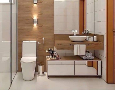 Interior design for toilet/ wash room