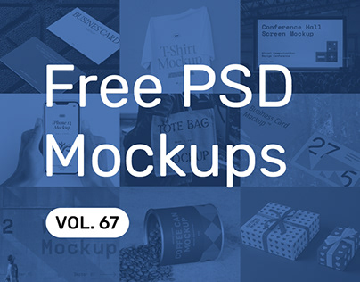 Free PSD Mockups vol. 67