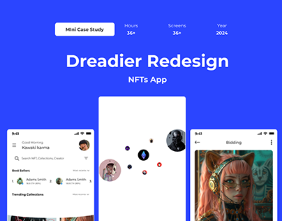 Dreadier Redesign NFT app