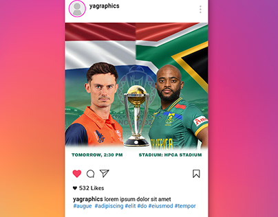 ICC WORLD CUP 2023 - Netherland vs South Africa