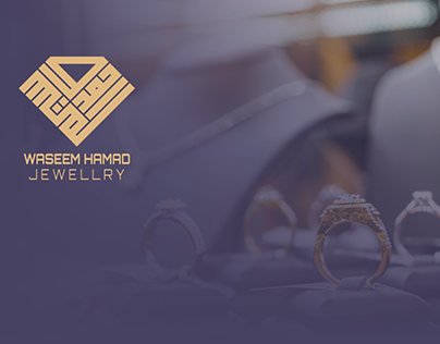 Waseem Hamad for jewellry logo & visual identity