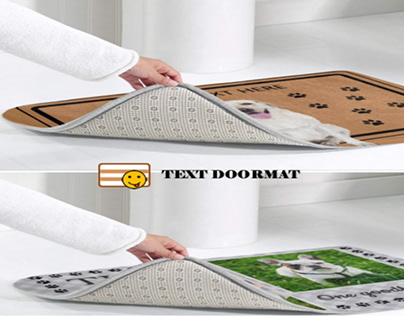 Decorate Your House With Paw Print Door Mat