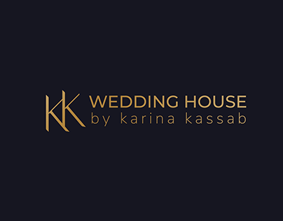 Monogram logo for KK WEDDING HOUSE