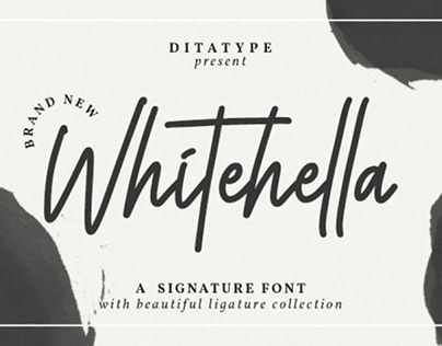 Whitehella - Handwritten Font