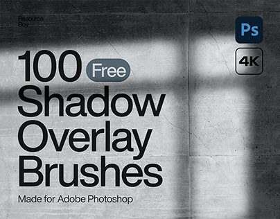 100 Free Shadow Overlay Brushes [4K]