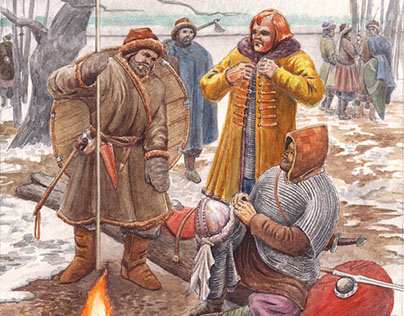 Novgorod warriors, 1016
