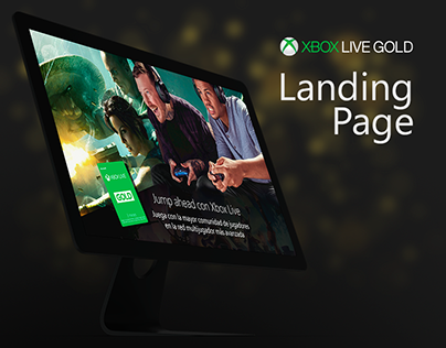 Xbox Live Gold - Landing Page