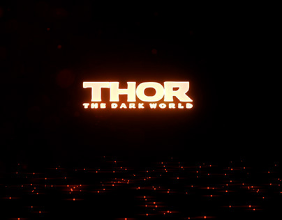 Thor The Dark World (Motion Graphic)